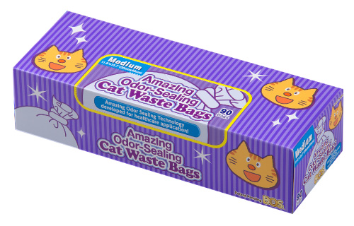 Cat waste bags - M90blue