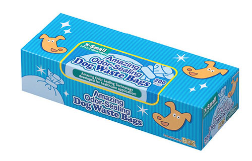 Cat waste bags - XS200blue